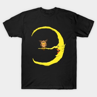 Owl on the Moon T-Shirt